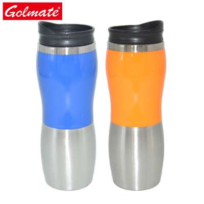 Stainless steel 400ml thermal coffee vacuum cup travel mug