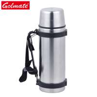 Guangdong Quality Stainless steel insulated thermos flask with belt