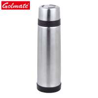 straight body Insulated bottle thermos flask steel